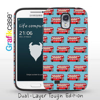 Grafikcase Samsung Galaxy S4 case: London Buses