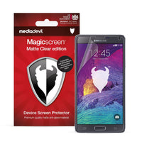 Magicscreen screen protector - Matte Clear (Anti-Glare) Edition - Samsung Galaxy Note 4