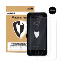 Magicscreen screen protector: Tempered Glass Clear (Invisible) edition - Apple iPhone SE/5/5s -  (2-Pack)