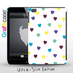 Grafikcase Apple iPad Mini 1/2/3 case: Multicoloured Hearts - Glossy