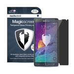 Magicscreen Screen Protector: Tempered Glass Privacy edition - Samsung Galaxy Note 4 -  (1 x Glass Screen Protector)