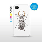 Grafikcase iPhone 4/4S case: Stag Beetle by Magnus Gjoen