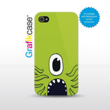 Grafikcase iPhone 4/4S case: Green Monster 