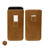 Artisanpouch genuine full-grain European leather pouch case - for Samsung Galaxy S7 Edge