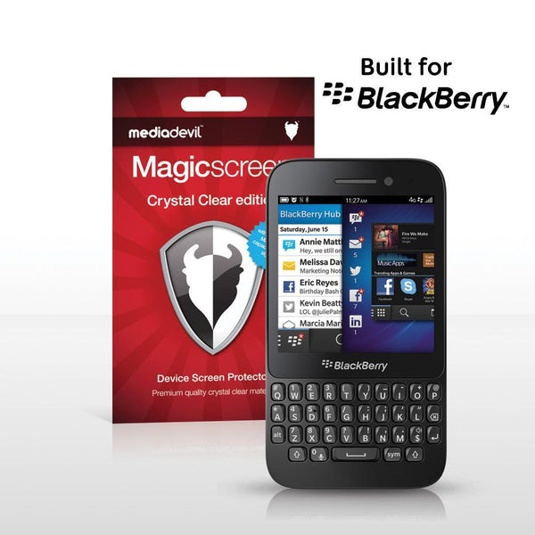 Magicscreen screen protector - Crystal Clear (Invisible) edition - BlackBerry Q5