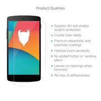 Magicscreen screen protector: Tempered Glass Clear (Invisible) edition - Google Nexus 5 by LG -  (1 x Glass Screen Protector)