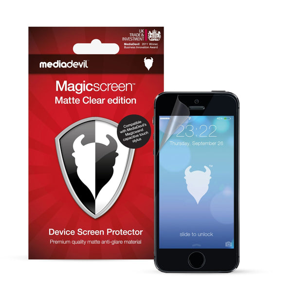 Magicscreen screen protector - Matte Clear (Anti-Glare) Edition - Apple iPhone SE/5/5s