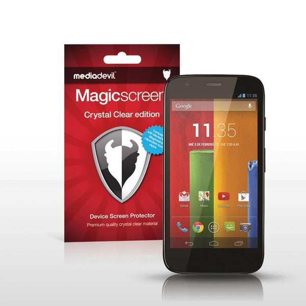 Magicscreen screen protector - Crystal Clear (Invisible) Edition - Motorola Moto G (2013) and Moto G 4G LTE