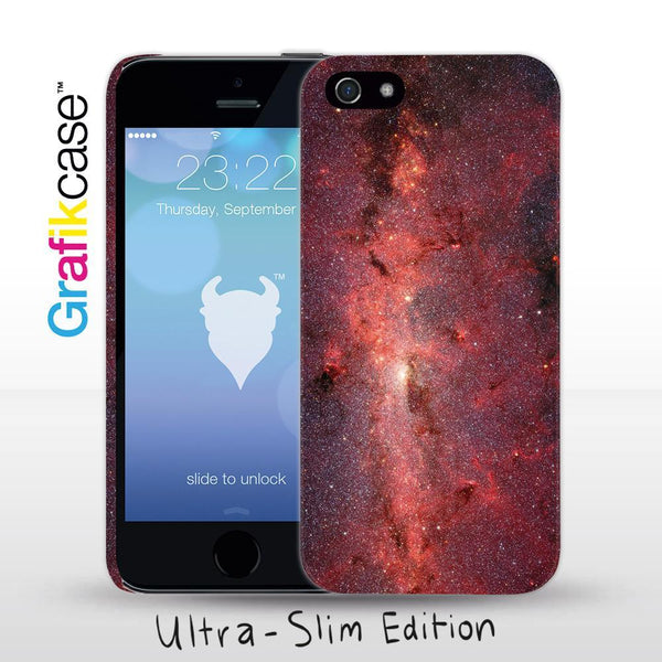 Grafikcase iPhone SE/5/5S case: Red Galaxy