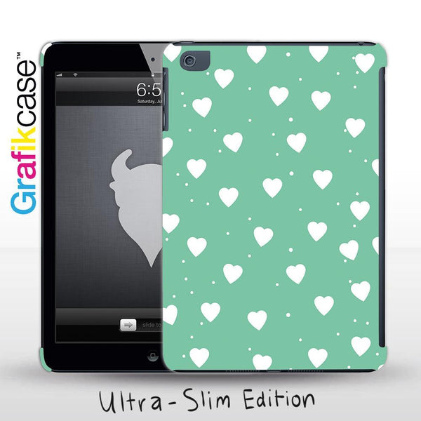 Grafikcase Apple iPad Mini 1/2/3 case: Peppermint Hearts - Glossy