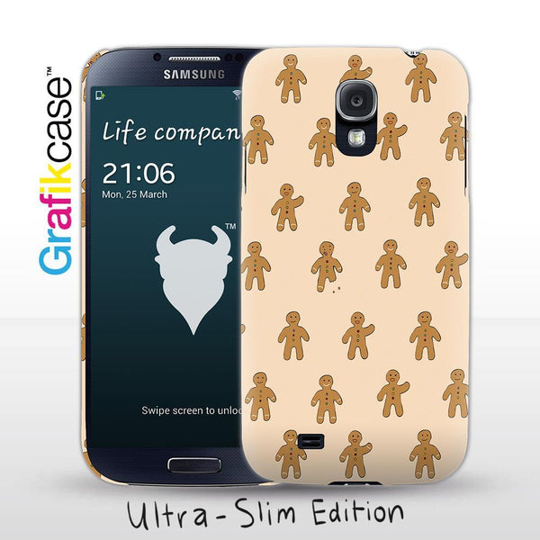 Grafikcase Samsung Galaxy S4 case: Gingerbread Men