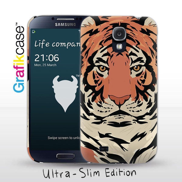 Grafikcase Samsung Galaxy S4 case: Tiger