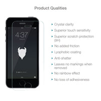 Magicscreen screen protector: Tempered Glass Clear (Invisible) edition - Apple iPhone 5/5c/5s -  (1 x Glass Screen Protector)