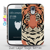 Grafikcase Samsung Galaxy S4 case: Tiger