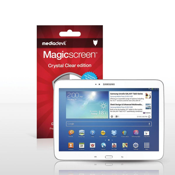 Magicscreen screen protector - Crystal Clear (Invisible) Edition - Samsung Galaxy Tab 3 (10.1")