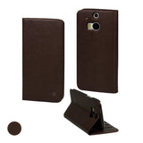 Artisancover genuine European leather case with integrated stand and card holders - HTC One 2014 (M8)