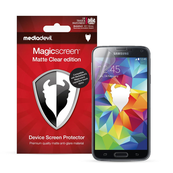 Magicscreen screen protector - Matte Clear (Anti-Glare) Edition - Samsung Galaxy S5