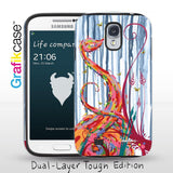 Grafikcase Samsung Galaxy S4 case: See Through by Milo Tchais