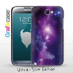 Grafikcase Samsung Galaxy Note II / 2 case: Purple Galaxy - Glossy