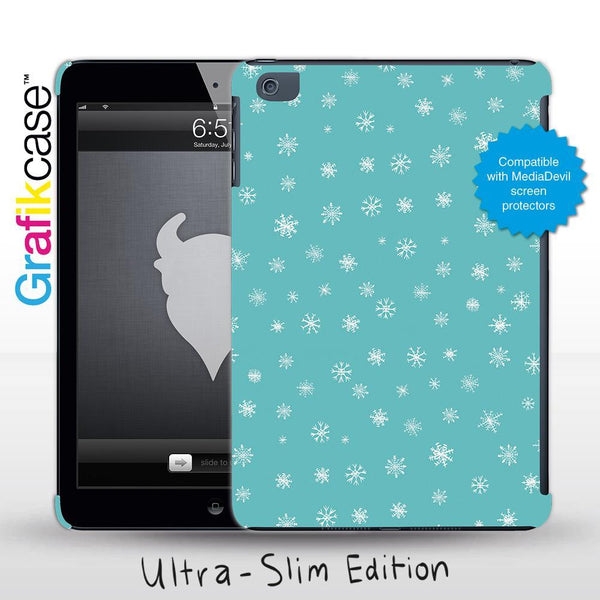 Grafikcase Apple iPad Mini 1/2/3 case: Snowflakes - Glossy