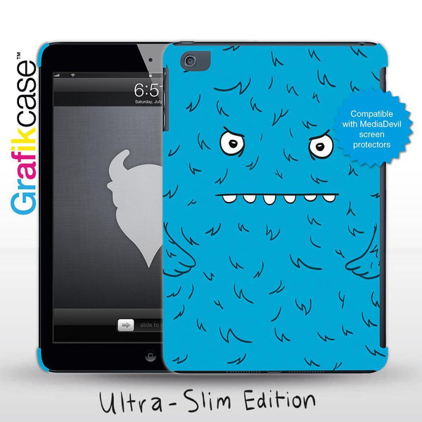 Grafikcase Apple iPad Mini 1/2/3 case: Blue Monster - Glossy