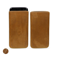 Artisanpouch genuine full-grain European leather pouch case - for Samsung Galaxy S7 Edge