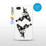 Grafikcase iPhone 4/4S case: Machine Gun Flowers by Magnus Gjoen