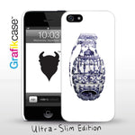 Grafikcase iPhone SE/5/5S case: White Grenade by Magnus Gjoen