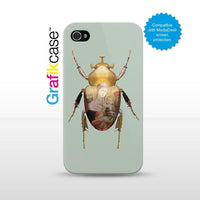 Grafikcase iPhone 4/4S case: Scarab Madonna and Child by Magnus Gjoen 