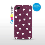 Grafikcase iPhone 4/4S case: Confetti Hearts