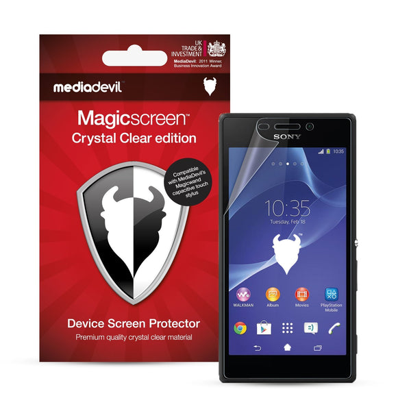 Magicscreen screen protector - Crystal Clear (Invisible) edition - Sony Xperia M2