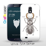 Grafikcase Samsung Galaxy S4 case: Stag Beetle by Magnus Gjoen