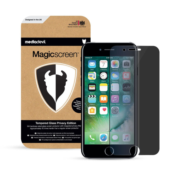 Magicscreen Screen Protector: Tempered Glass Privacy edition - Apple iPhone 7 Plus & iPhone 8 Plus -  (1 x Glass Screen Protector)