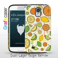 Grafikcase Samsung Galaxy S4 case: Citrus Fruits