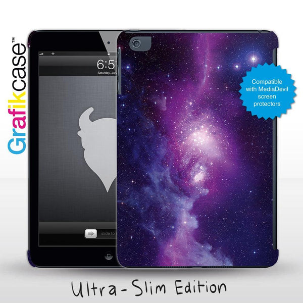 Grafikcase Apple iPad Mini 1/2/3 case: Purple Galaxy - Glossy