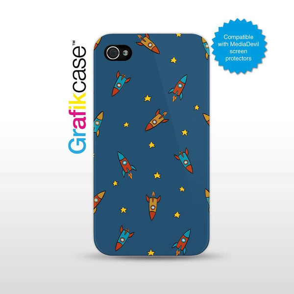 Grafikcase iPhone 4/4S case: Rockets