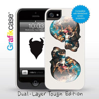 Grafikcase iPhone 5 case: Skull Victory over Ignorance by Magnus Gjoen