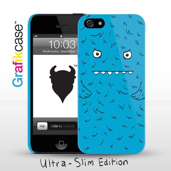 Grafikcase iPhone SE/5/5S case: Blue Monster