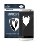 Magicscreen screen protector: Tempered Glass Clear (Invisible) edition - HTC One M8 (2014) -  (1 x Glass Screen Protector)