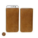 Artisanpouch genuine full-grain European leather pouch case - for HTC 10