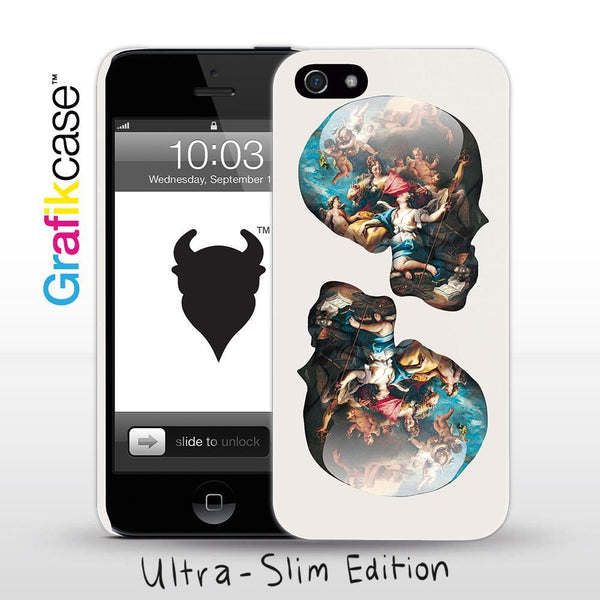 Grafikcase iPhone SE/5/5S case: Skull Victory over Ignorance by Magnus Gjoen