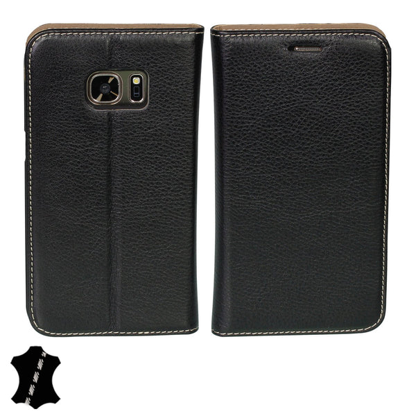 Artisancover genuine European leather case with integrated stand and card holders - Samsung Galaxy S7 - 3rd Generation