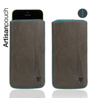 Artisanpouch genuine full-grain European leather pouch case - for Apple iPhone 5C